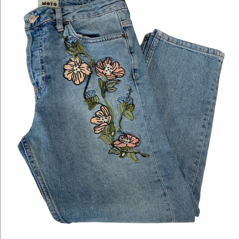 Blue Jeans Size 30 Moto Topshop